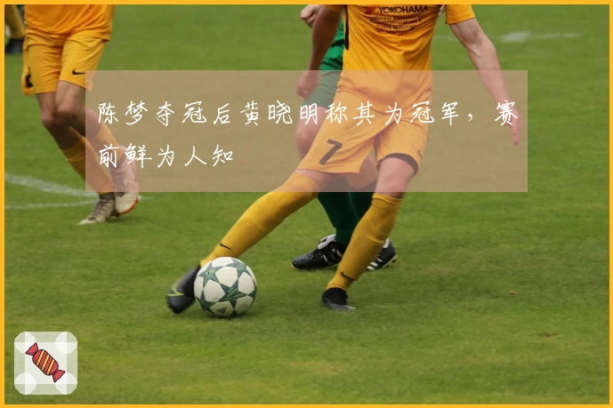 陈梦夺冠后黄晓明称其为冠军，赛前鲜为人知